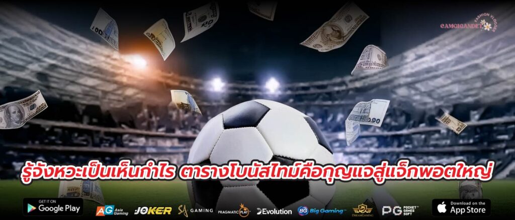 รู้จังหวะเป็นเห็นกำไร ตารางโบนัสไทม์คือกุญแจสู่แจ็กพอตใหญ่